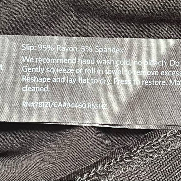 Eileen Fisher Herringbone Open Knit Lace Tank Dress Size Small Sheer Black - Picture 8 of 11